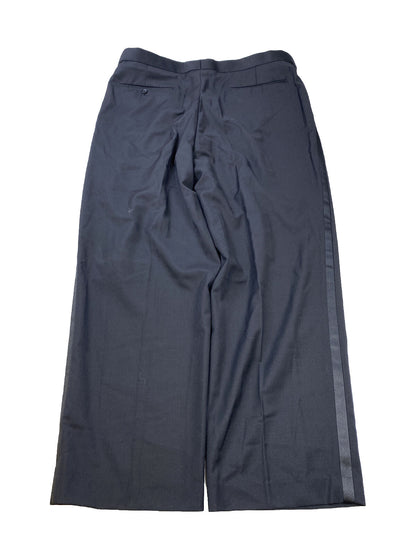 NEW Croft and Barrow Men's Black Wool Blend Dress Pants - 38x30