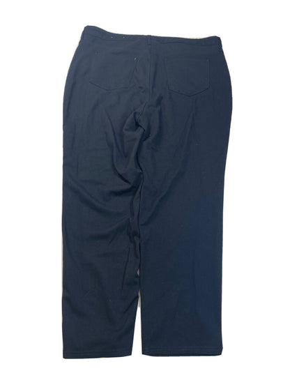 Chico's Women's Black Ponte Slim Pants - 2.5 Short (US 14 Short)