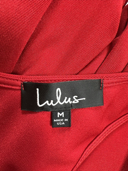 Lulu's Women's Red Sleeveless A-Line Dress - M