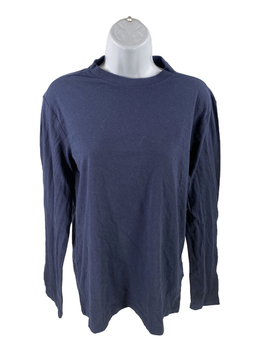 NUEVO Camiseta de manga larga para uso diario en azul marino de Gap para mujer - XS