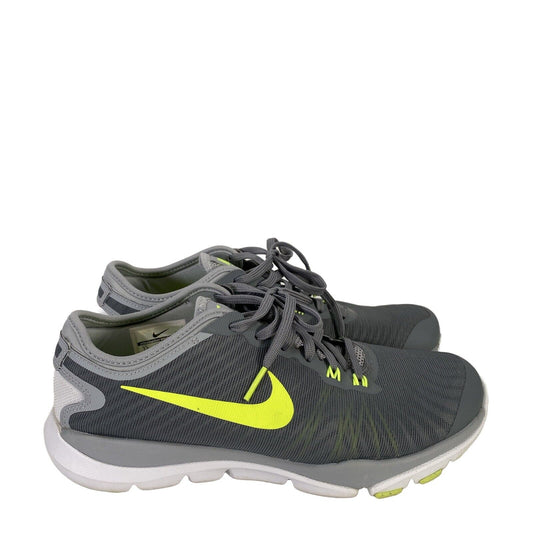 Nike Women's Gray Flex Supreme TR 4 Cross Training Shoes - 7.5