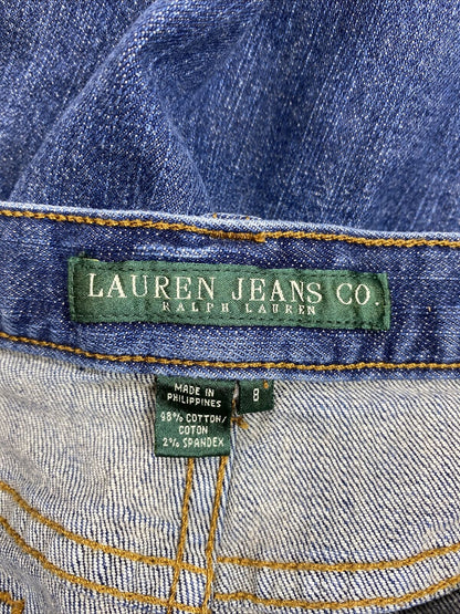 Lauren Ralph Lauren Women's Medium Wash Cropped Jeans - 8