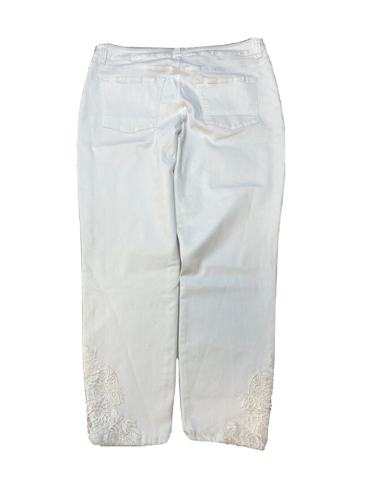 NUEVO Maurices Mujer Blanco Denim Stretch Skinny Jeans Sz 13/14