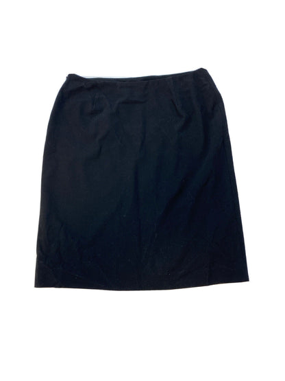 Michael Kors Women's Black Polyester Lined Straight Skirt Sz 4