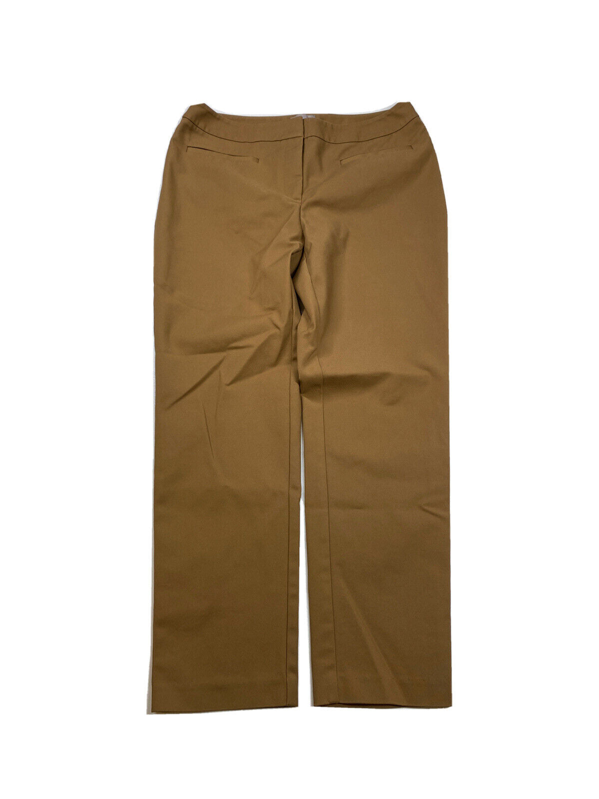 Chico's Women's Brown Stretch Slim Fit Ankle Chino Pants - 0.5/US 6