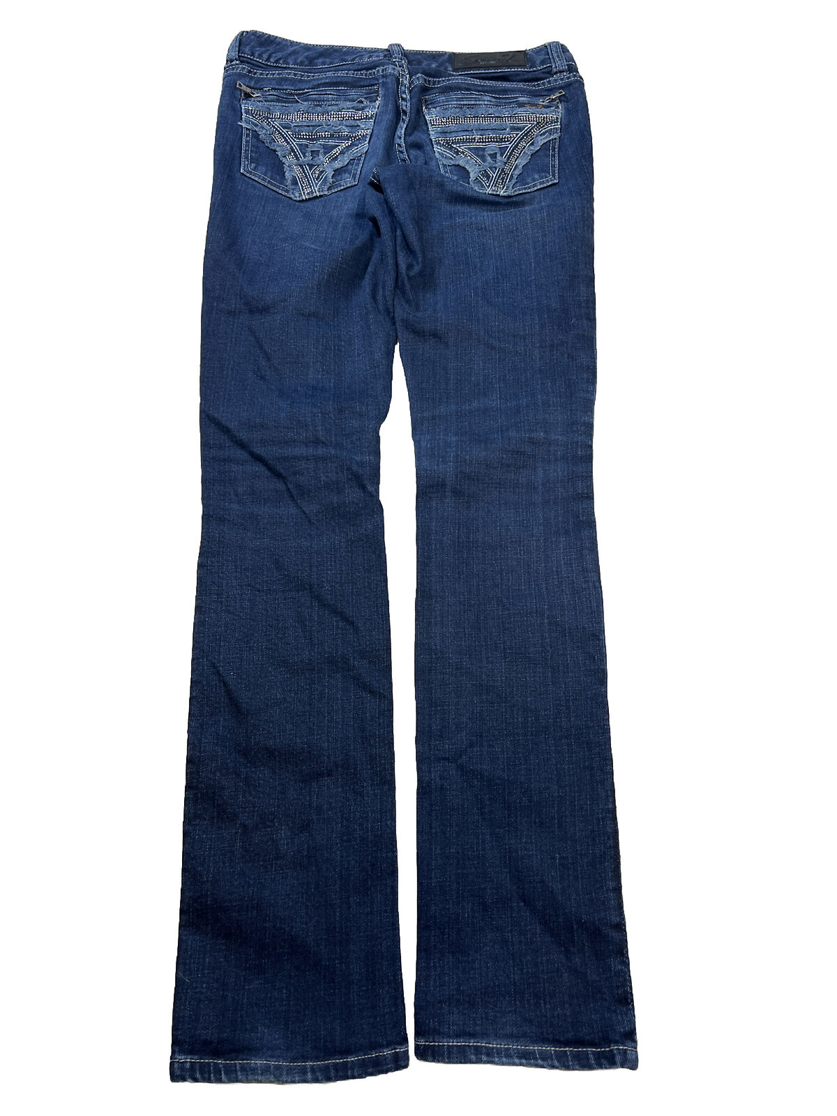 Seven7 Women's Dark Wash Slim Straight Denim Jeans - 27