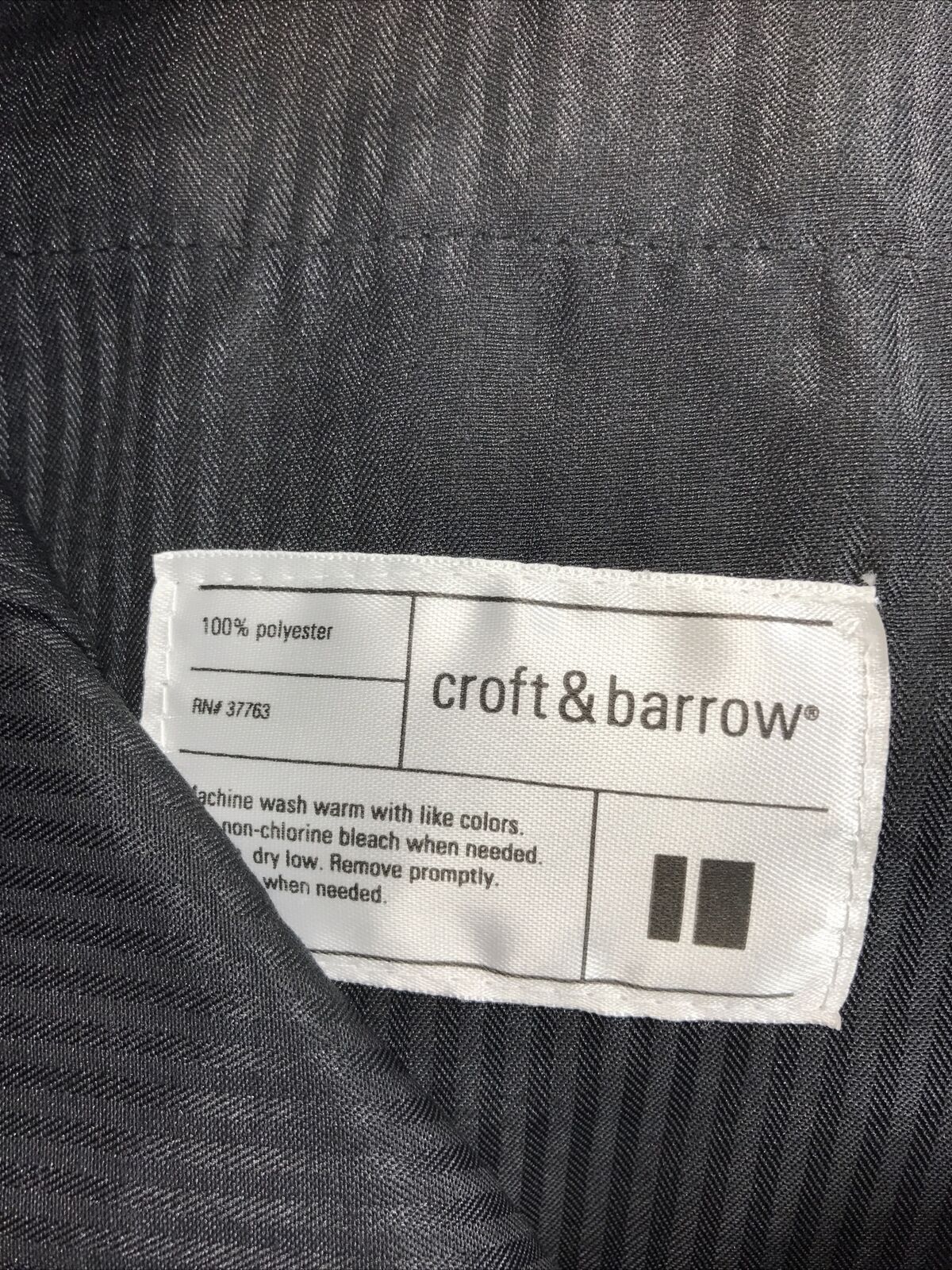 NEW Croft & Barrow Men's Beige Plain Front Dress Pants - 38X32