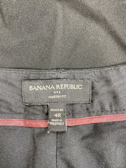 Banana Republic Pantalones de vestir negros con corte tipo bota Martin para mujer - 4 R