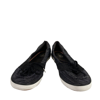 Keds Women's Blue/Black Grasshoppers Slip On Comfort Shoes - 10