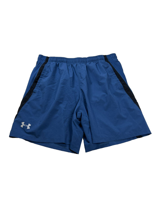 Under Armour Men's Blue Launch 7 in Mesh Lined Shorts - XL