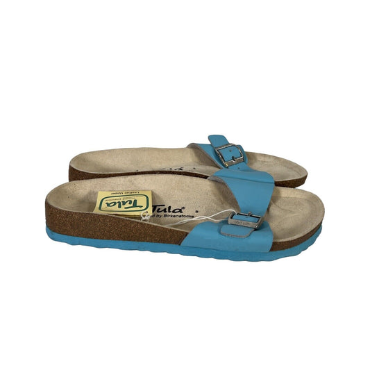 NEW Tula by Birkenstock Women's Blue Slide Sandals - 37/US 6
