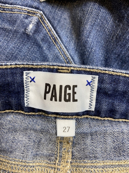 Paige Women's Medium Wash Denim Jimmy Jimmy Cuffed Jean Shorts - 27