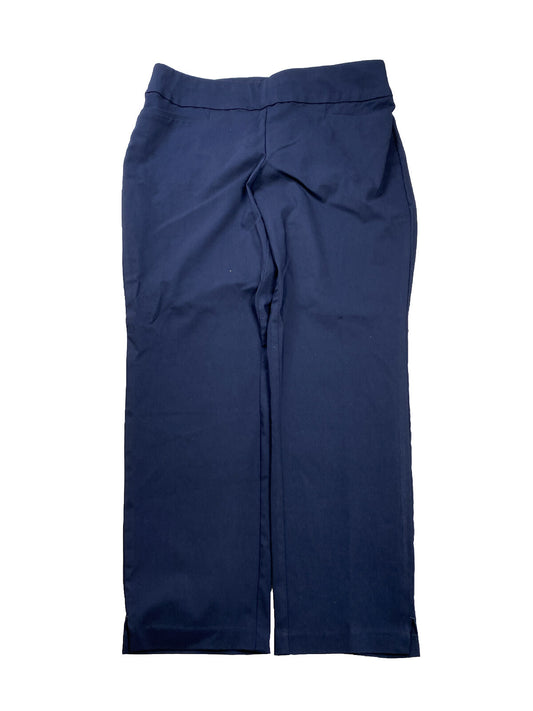 NUEVOS pantalones tobilleros adelgazantes azul marino de CJ Banks para mujer - 14