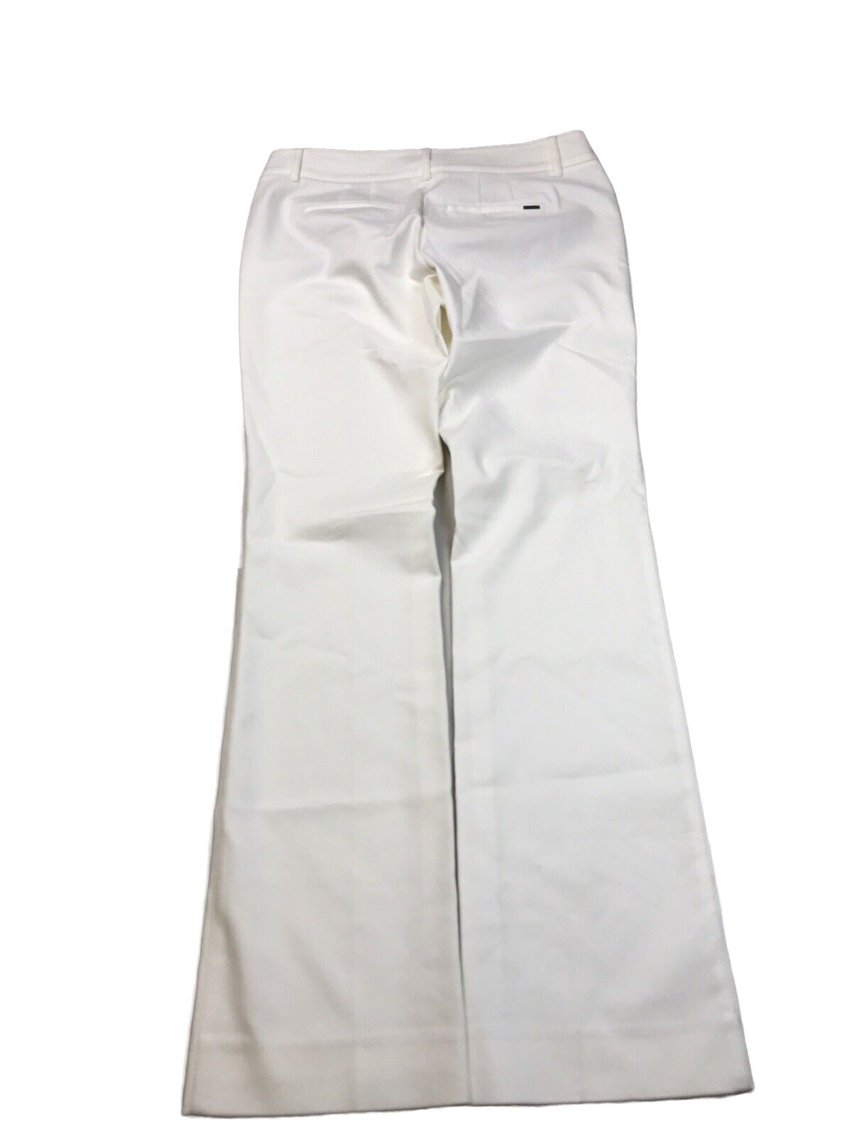 NEW White House Black Market Womens White Perfect Boot Cut Dress Pants-4R