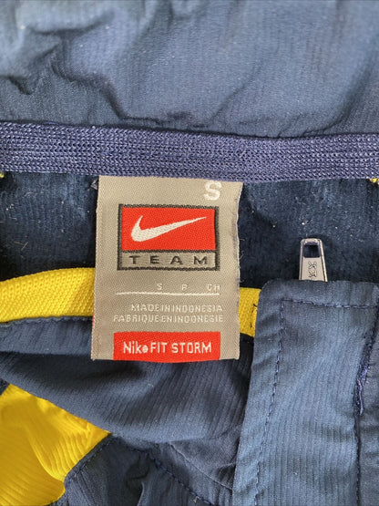 Nike Team Women's Blue/Yellow U of M Fit Storm Full Zip Jacket - S
