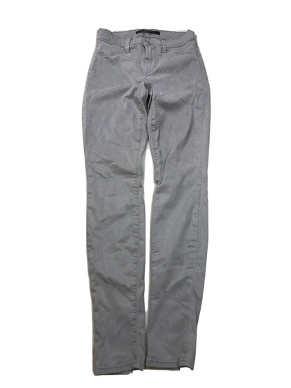 J Brand Women's Gray Limestone Super Skinny Jeans Sz 25