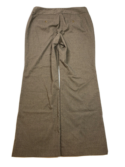LOFT Women's Brown Curvy Dress Pants - 12