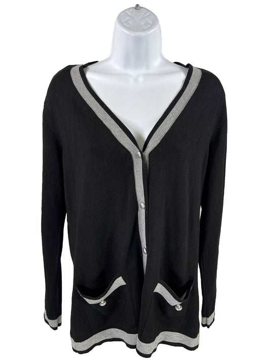 NEW Verve Ami Women's Black Long Sleeve Cardigan Sweater - S