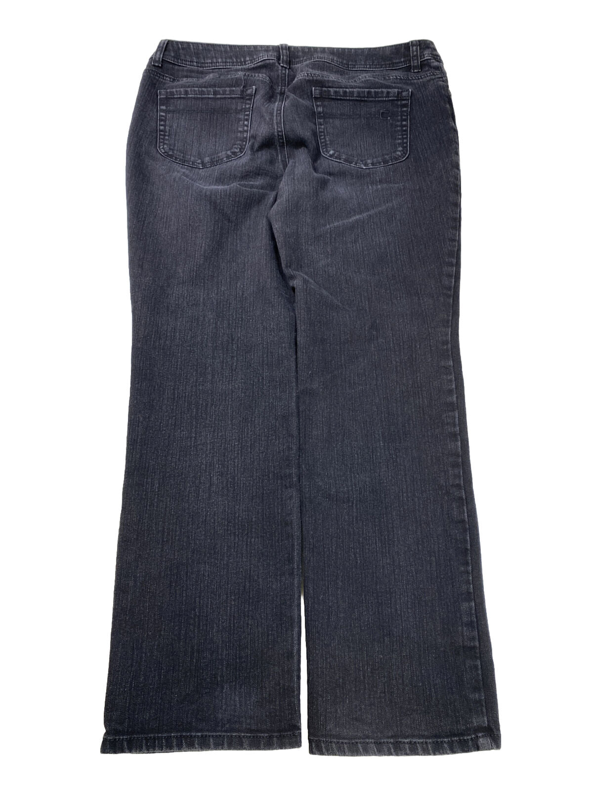 Chico's Women's Black Straight Leg Denim Jeans - 2 Short