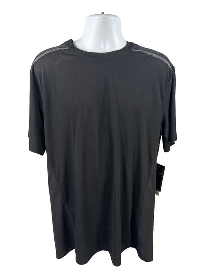 NUEVO MSX Michael Strahan Camisa deportiva negra de manga corta para hombre - Tall XLT