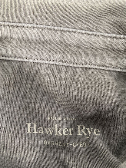 Hawker Rye Men's Gray Short Sleeve Polo Shirt - XL