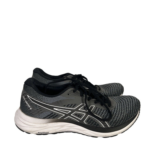 Asics Women's Black/Gray Gel-Excite 6 Lace Up Athletic Shoes - 8