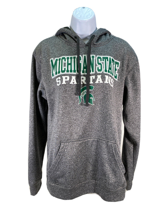 Champion Men's Gray Michigan State Spartans Pullover Hoodie Sz S
