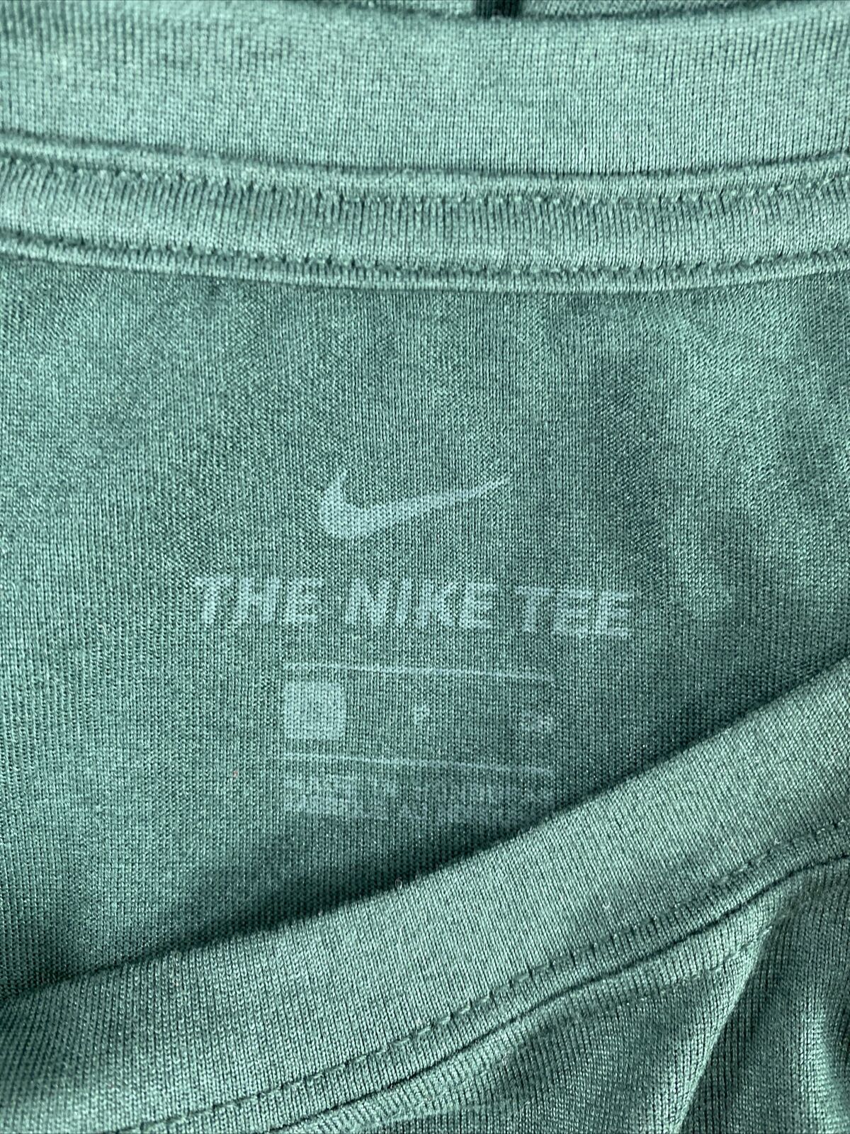 Nike Men's Green Short Sleeve Michigan State Graphic T-Shirt - S
