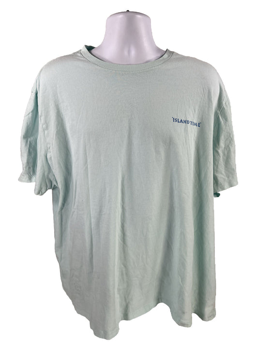 Vineyard Vines Men's Blue Island Time Short Sleeve T-Shirt - Big/Tall 3XB