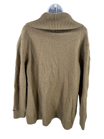 Cabela's Women's Green Wool One Button Cardigan Sweater - 2XL