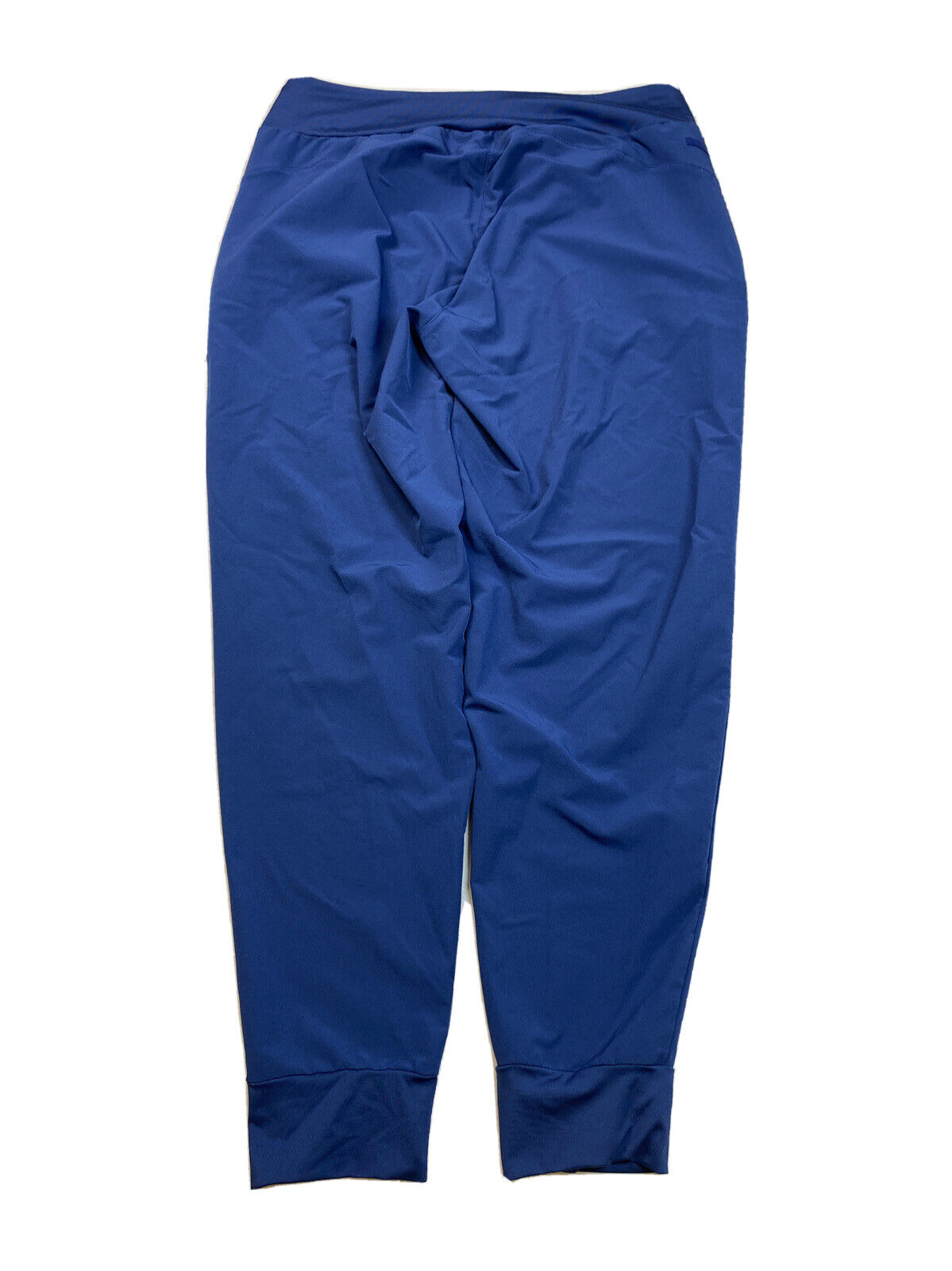 Adidas Pantalones deportivos tipo jogger con cintura elástica azul para mujer - M