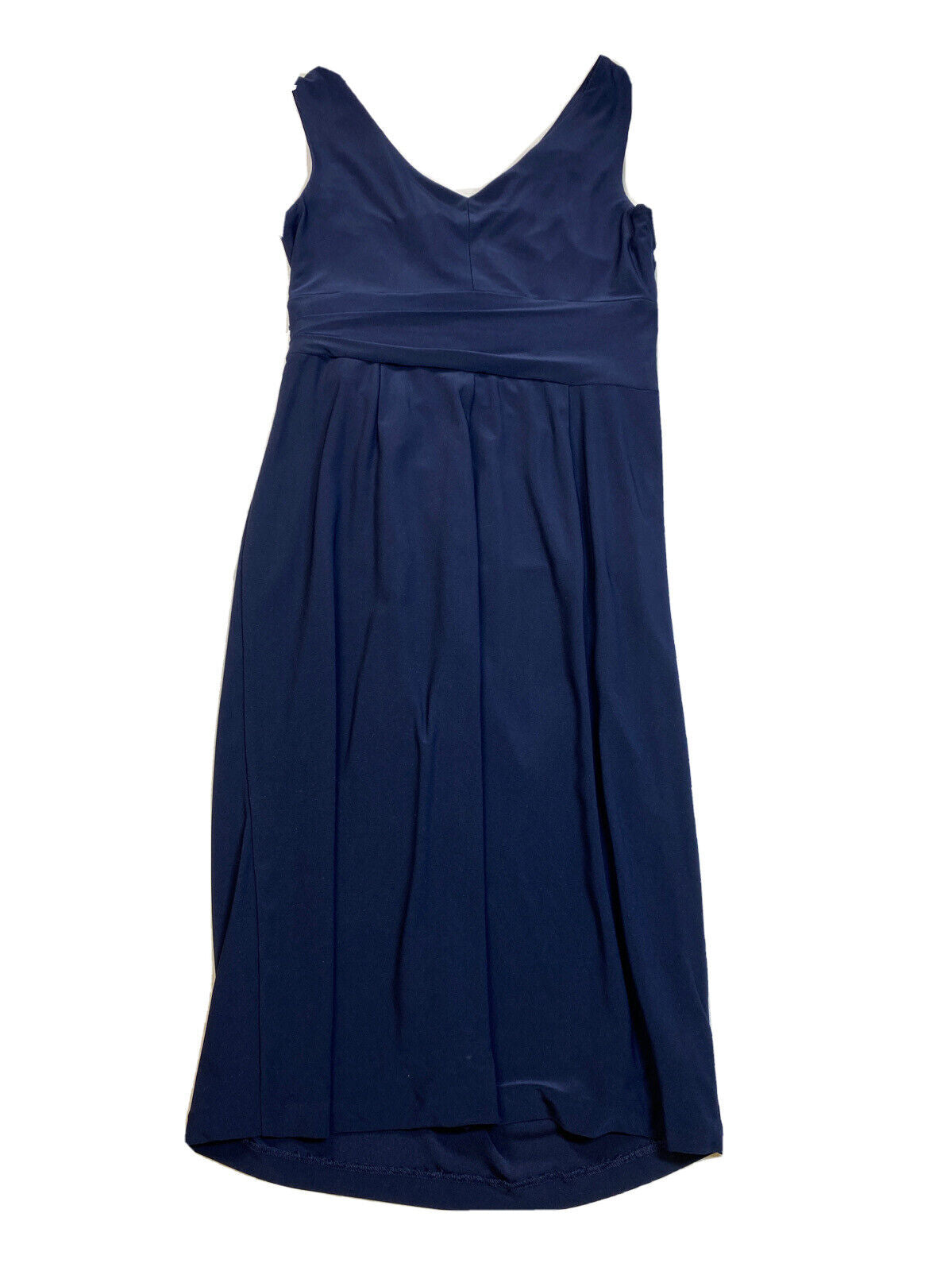 Anne Klein Women's Navy Blue Beaded Sleeveless Sheath Dress - 6