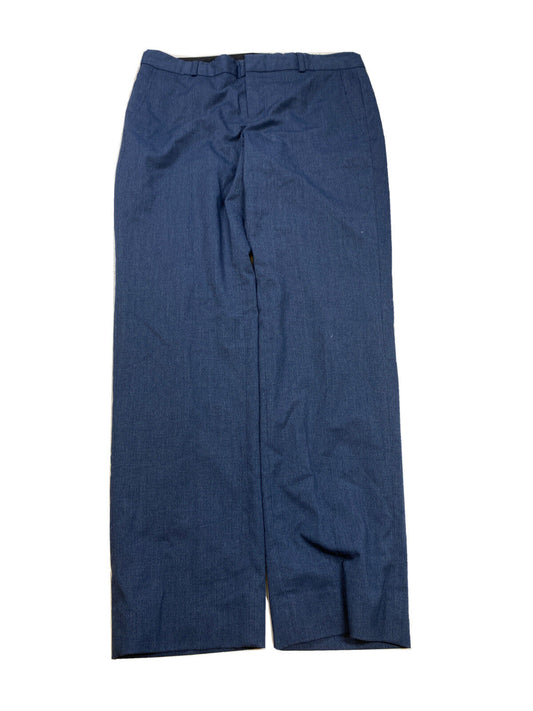 Banana Republic Pantalones de vestir de pierna delgada azul oscuro para mujer - 6