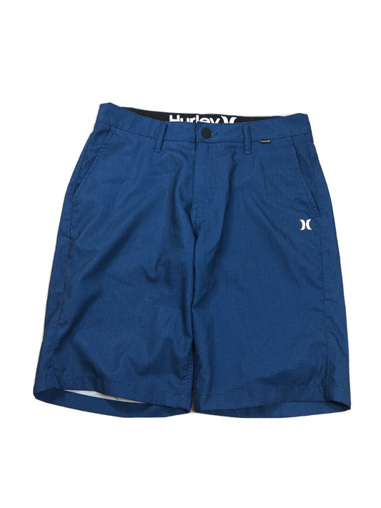 Hurley Men's Blue Polyester Hybrid Shorts w/ Pockets - 30