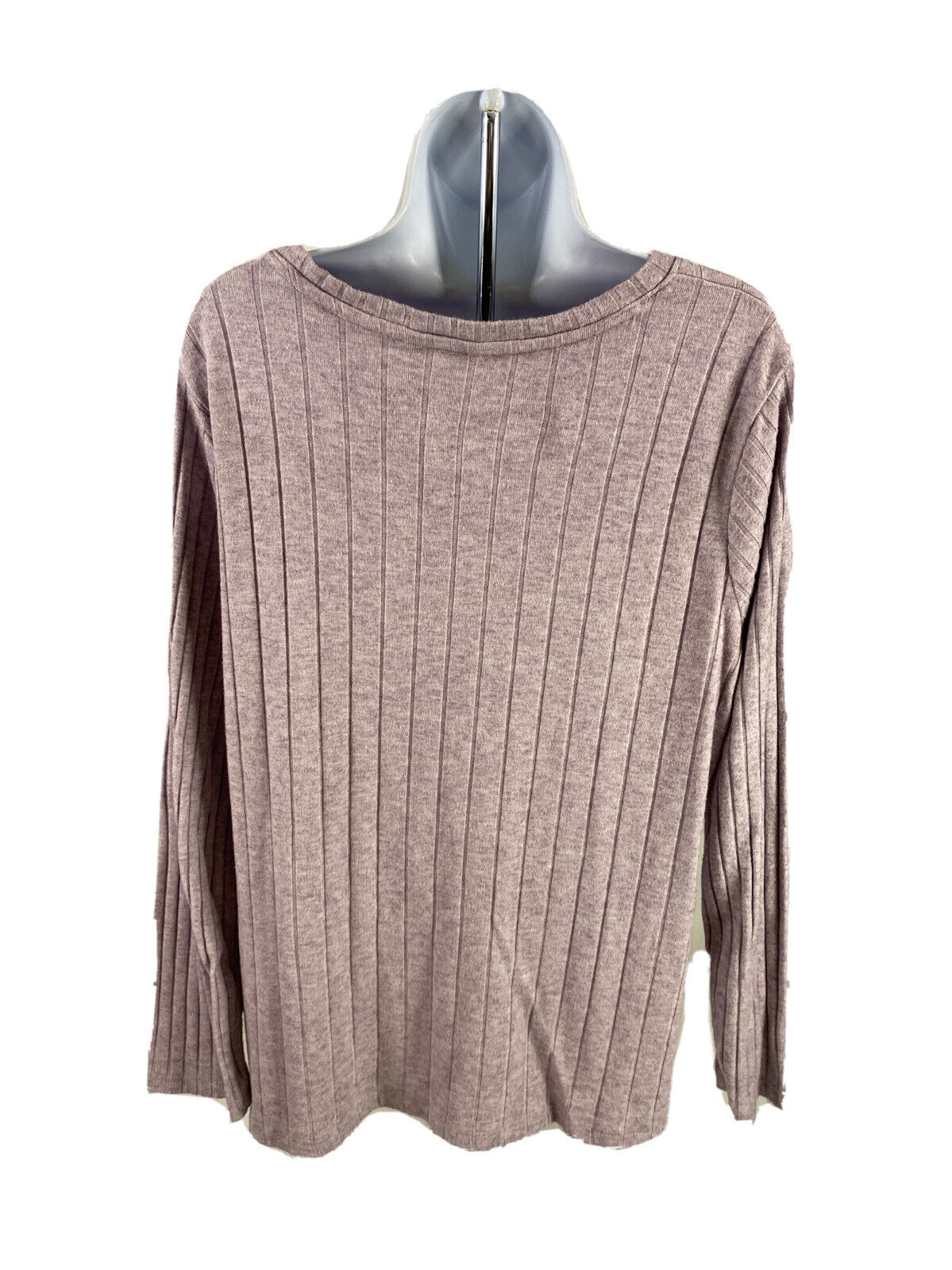 Simply Vera Wang Women's Purple Long Sleeve Knit Sweater - XXL