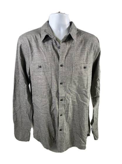 Nordstrom Men's Gray Trim Fit Button Up Casual Shirt - L