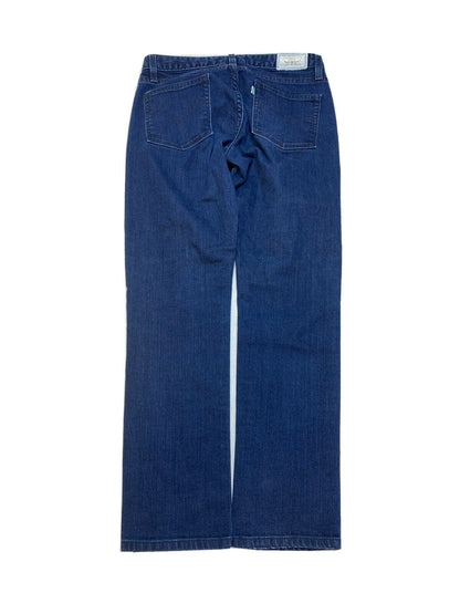 Levi's Women's Dark Wash 531 Low Skinny Blue Denim Jeans Sz 4 Short