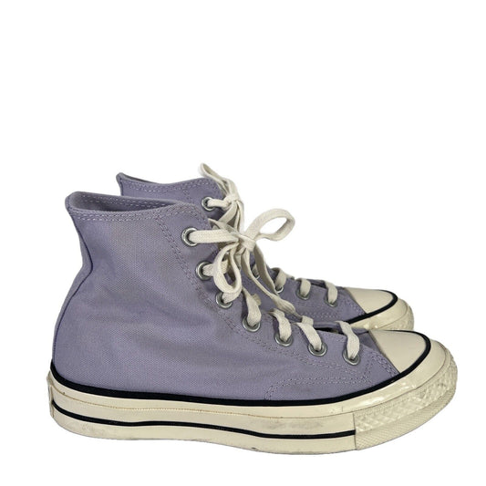 Converse Women's Purple Lace Up High Top All Star Sneakers - 6.5