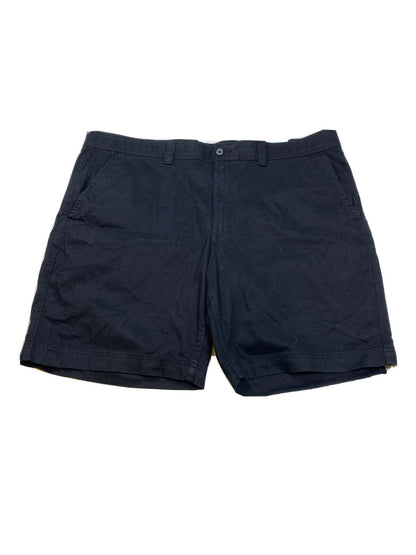 NUEVOS pantalones cortos chinos informales elásticos de algodón negro para hombre de St. Johns Bay - 44