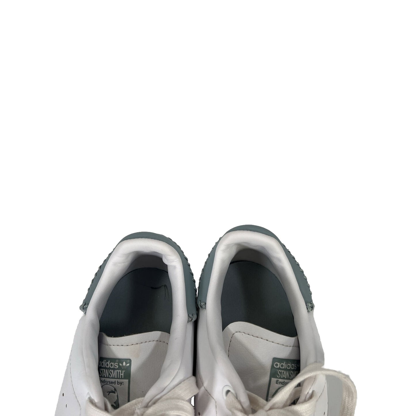 Adidas Stan Smith - Zapatillas de deporte con cordones para hombre, color blanco, 7,5