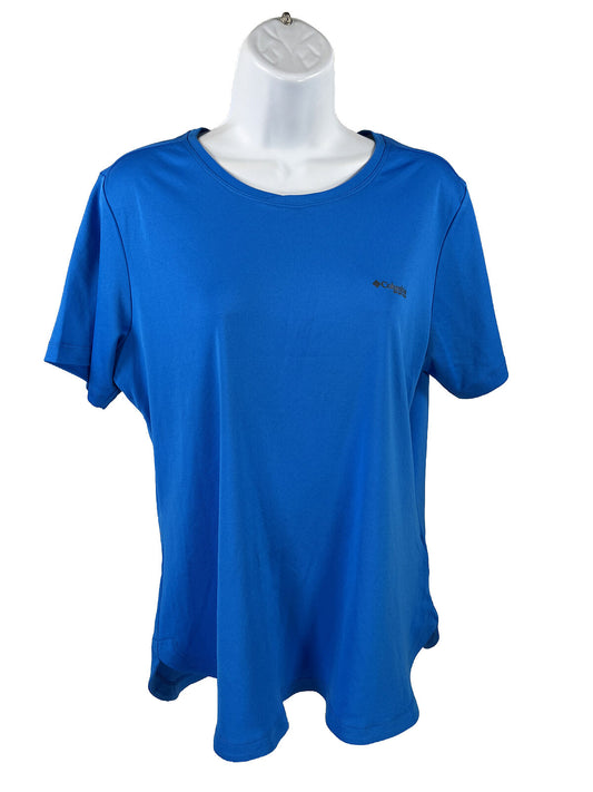 Columbia Women's Blue Omni Freeze Zero Cooling Shirt - L