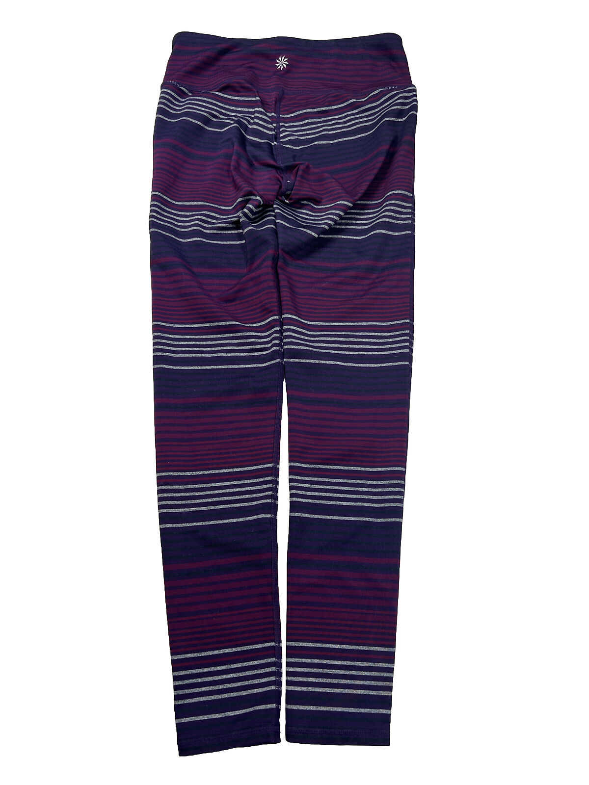Athleta Women's Purple Striped Chaturanga Leggings - S