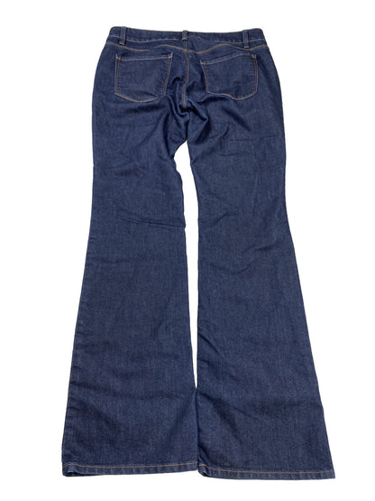 Ann Taylor Women's Dark Wash Modern Bootcut Denim Jeans - 4