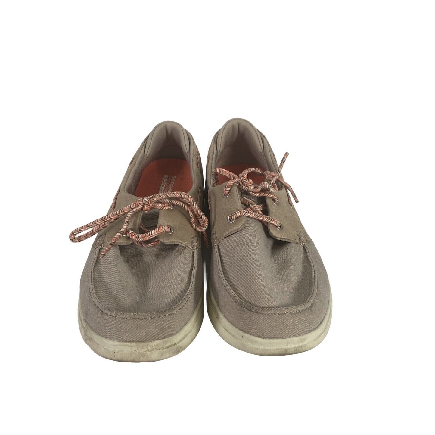 Skechers Women's Gray Fabric Glide Ultra Playa Boat Shoes - 6