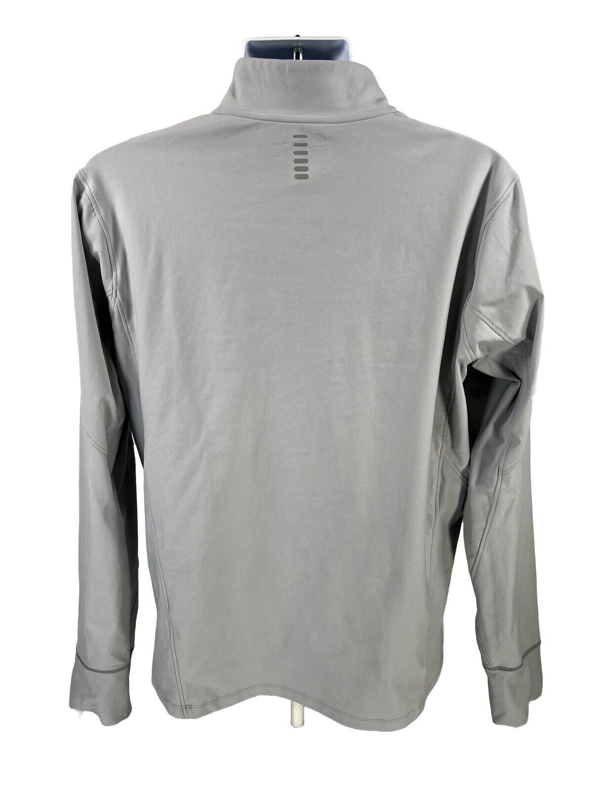 Under Armour Camiseta deportiva ajustada de manga larga para correr en gris para hombre - XL