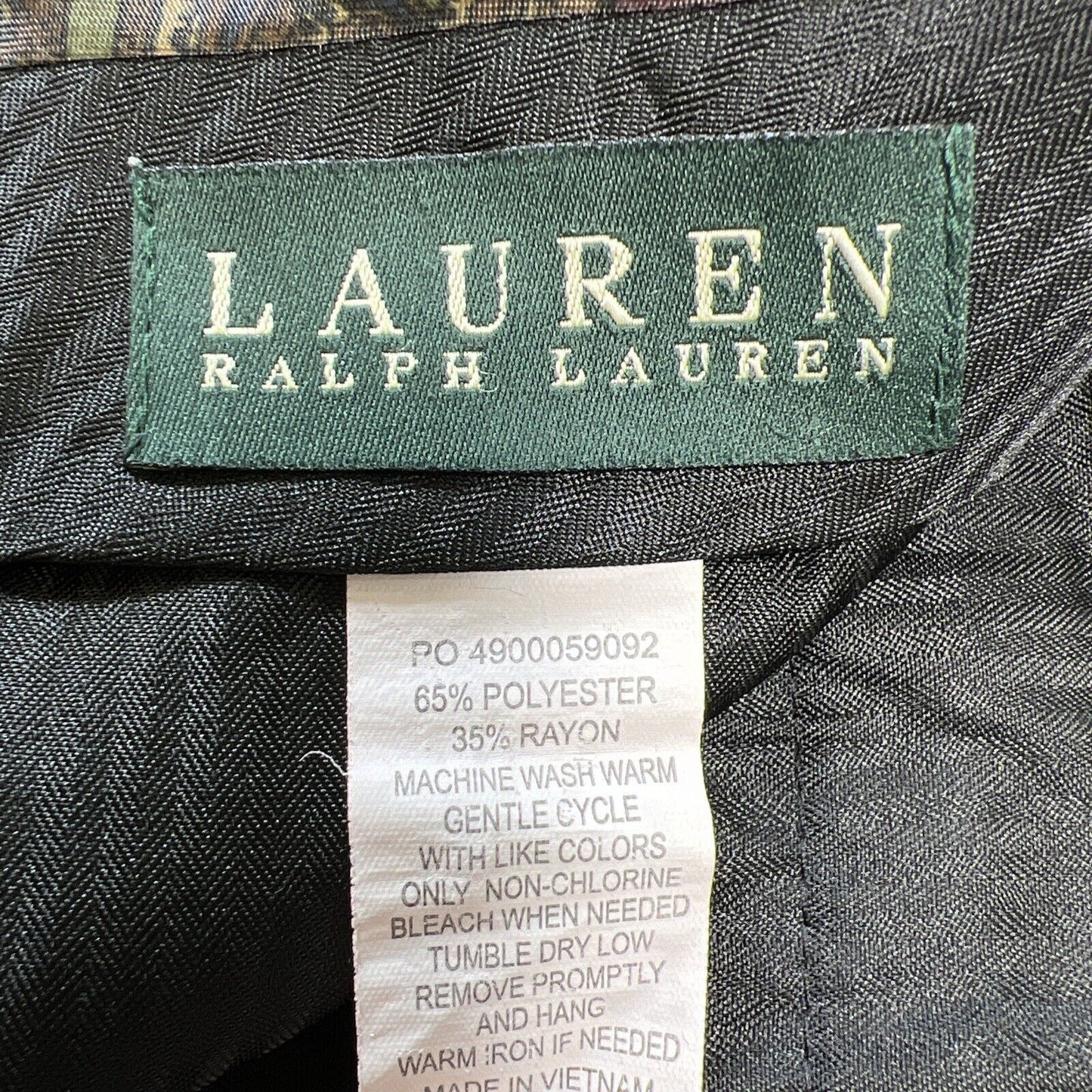 Lauren Ralph Lauren Men's Black Dress Pants - 36X30