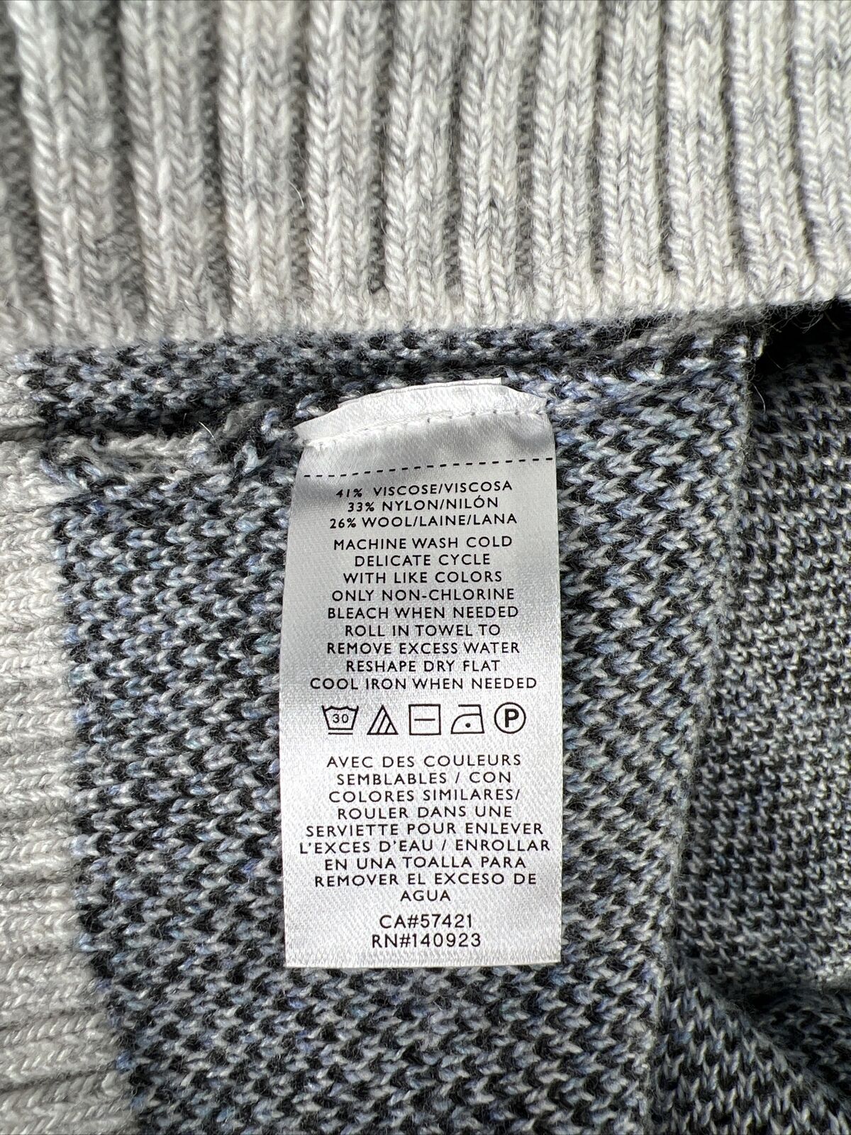 NEW LOFT Women's Gray Long Sleeve Sweater - S Petite