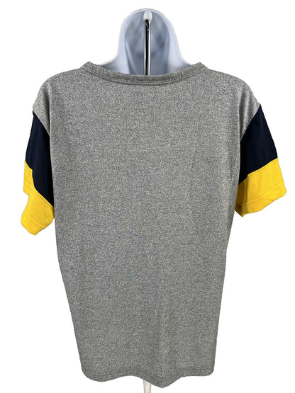 Nike Women's Gray Short Sleeve Dri-Fit University of Michigan T-Shirt - L