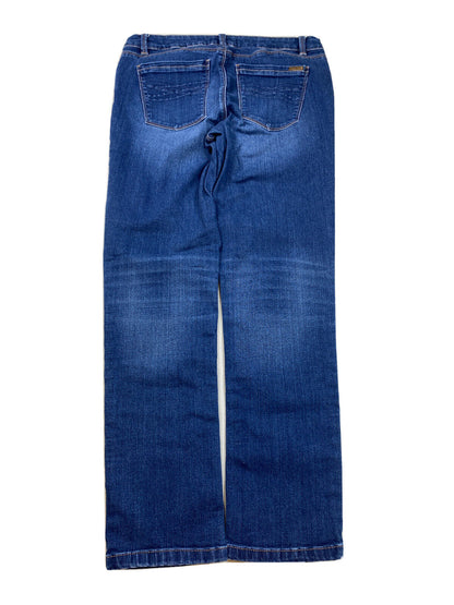 White House Black Market Women's Medium Wash Slim Leg Denim Jeans - 8