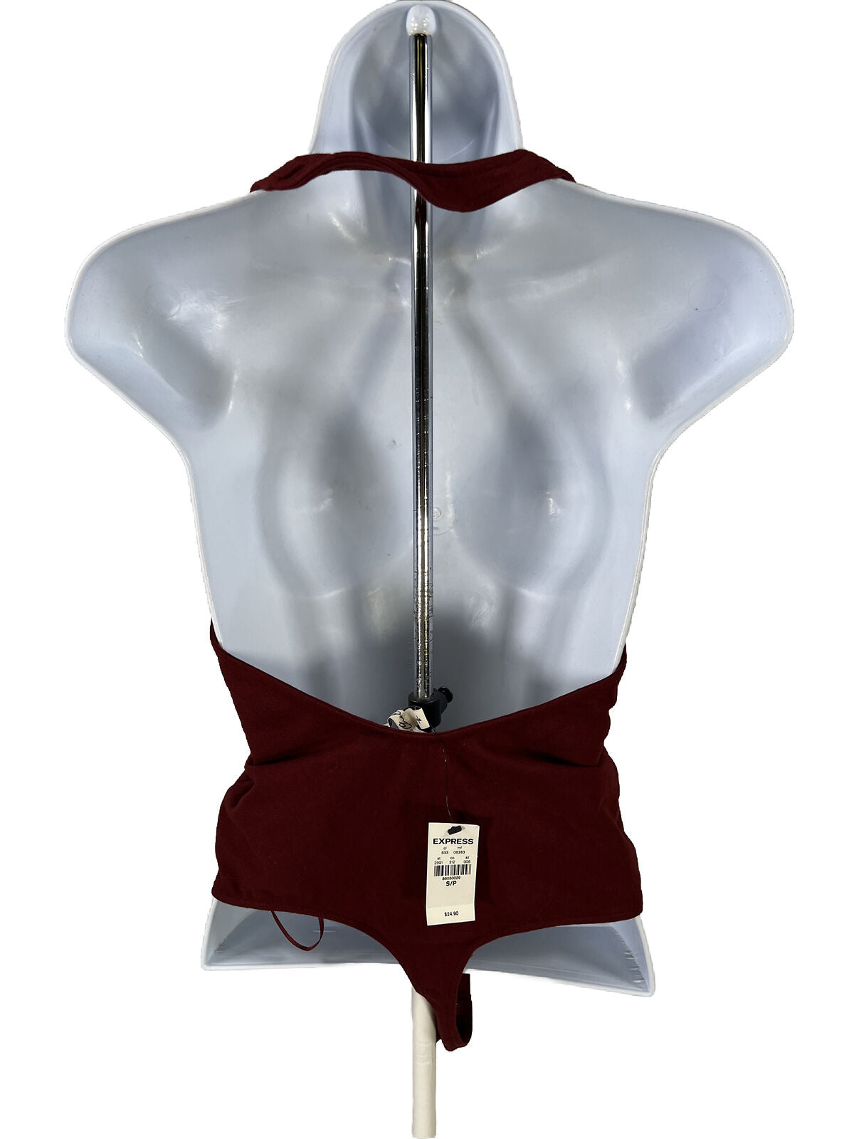 NEW Express One Eleven Women's Burgundy Halter Body Suit - S